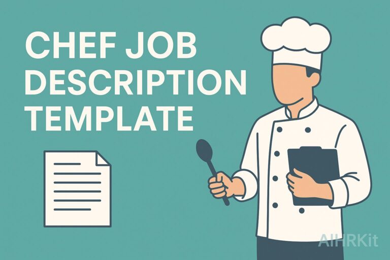 chef job description template