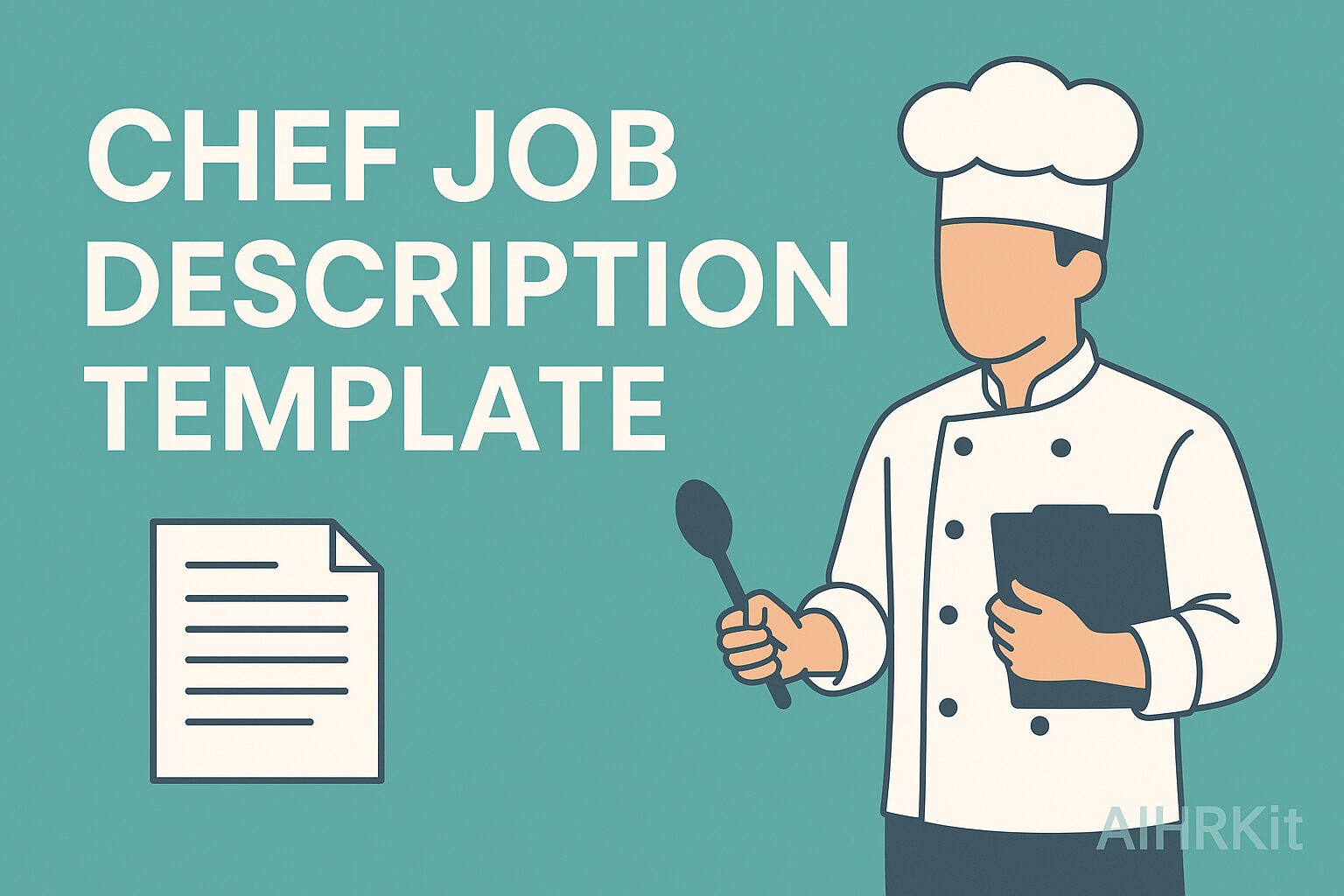 chef job description template