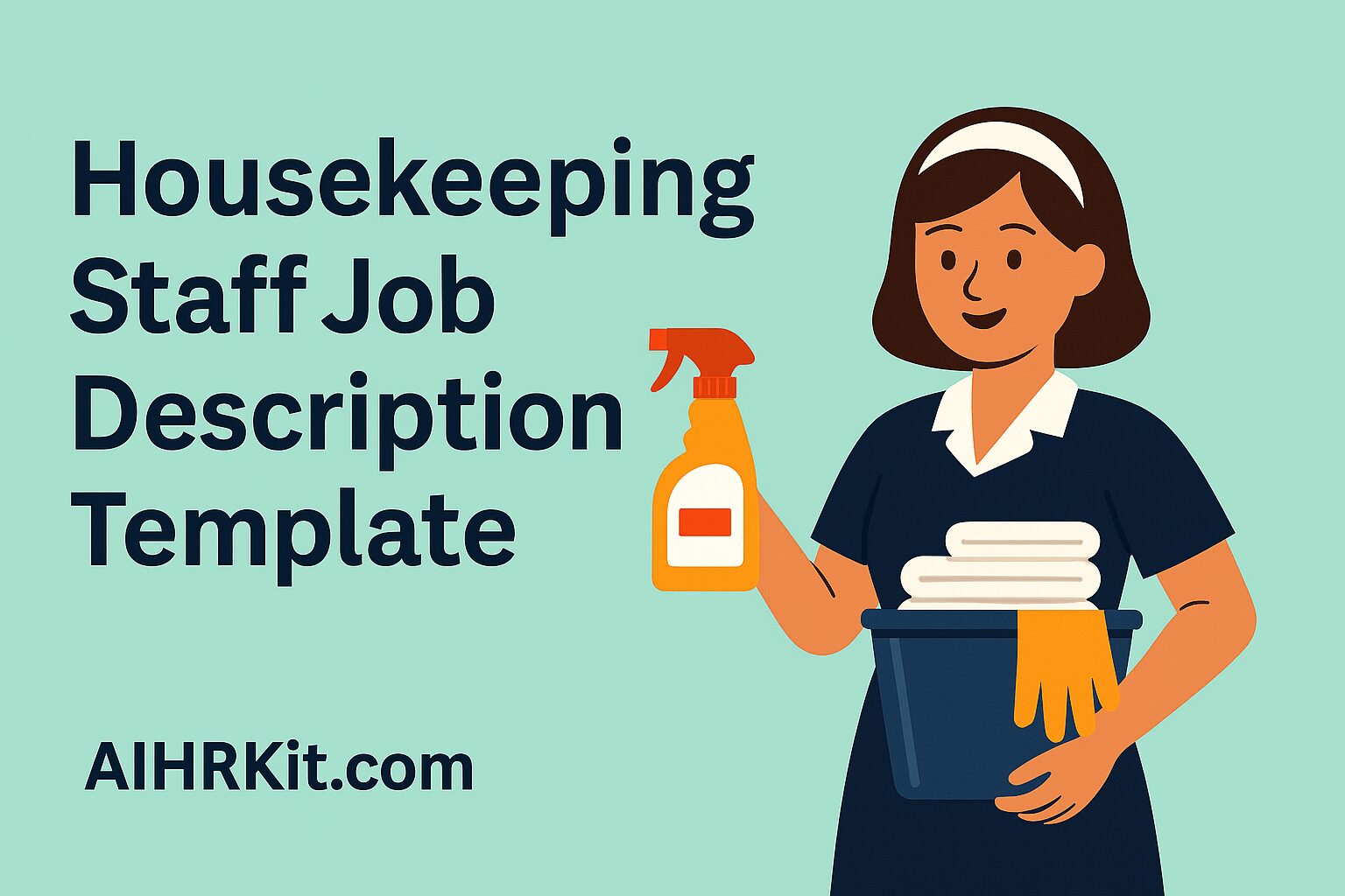 housekeeping staff job description template