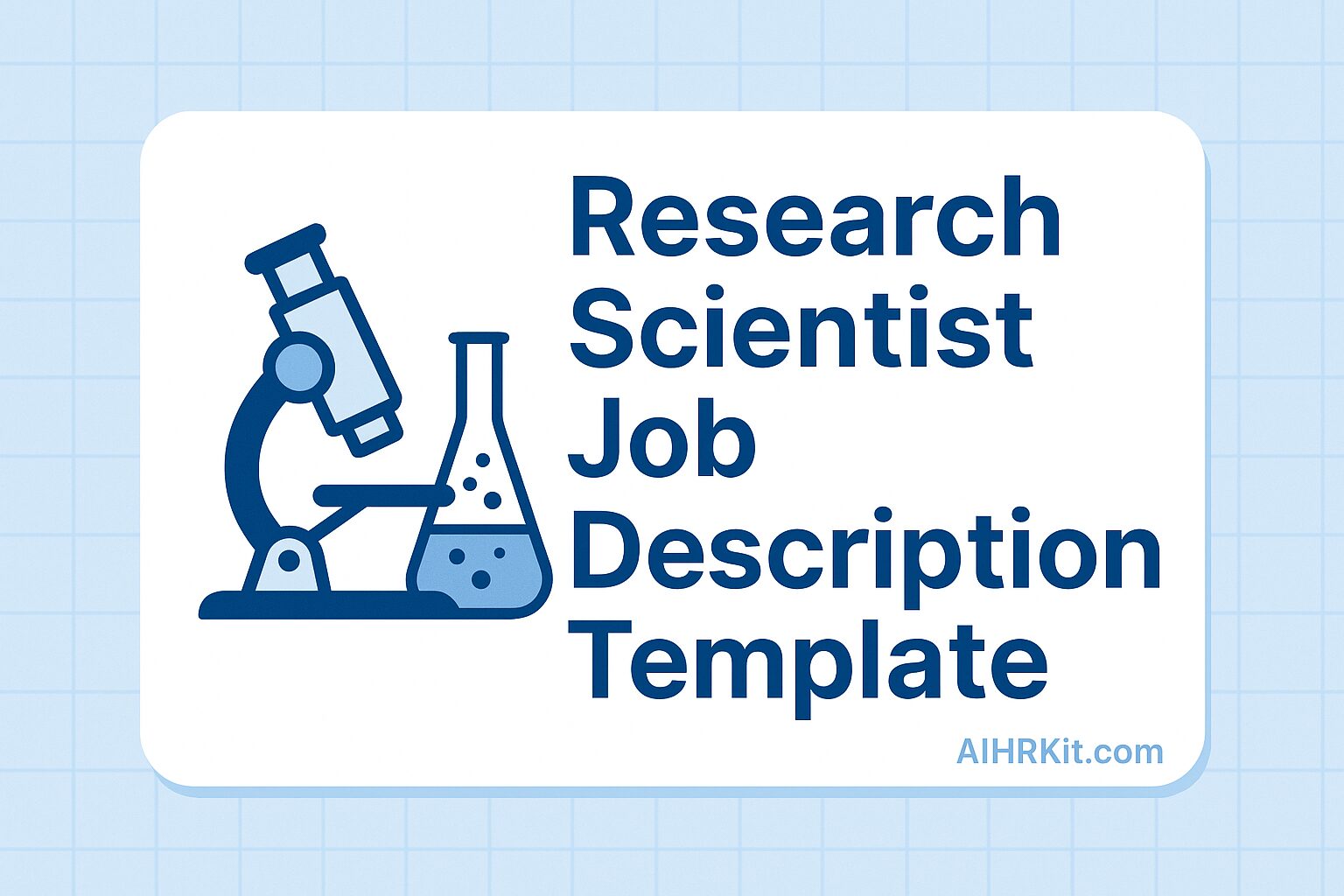 research scientist job description template
